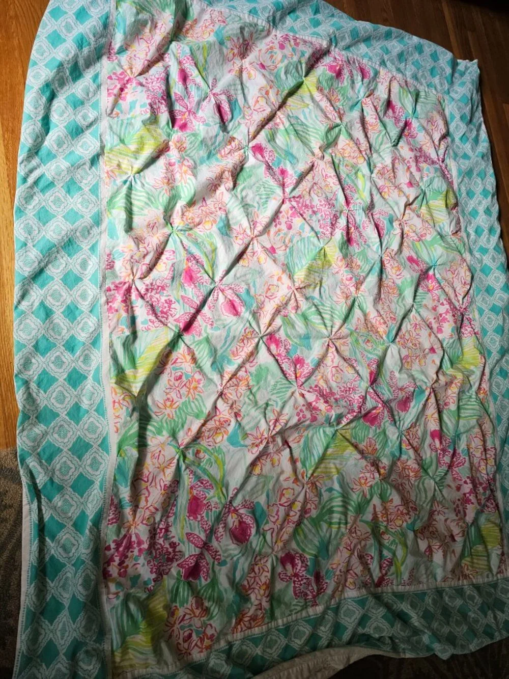 Pottery Barn Kids Lilly Pulitzer Twin Duvet Cover